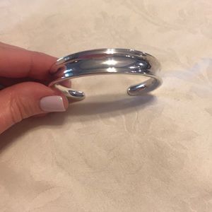 Sterling silver cuff bracelet